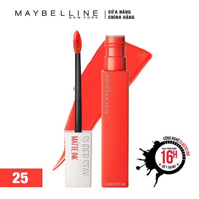 Top 10 son môi - Son kem lì Maybelline
