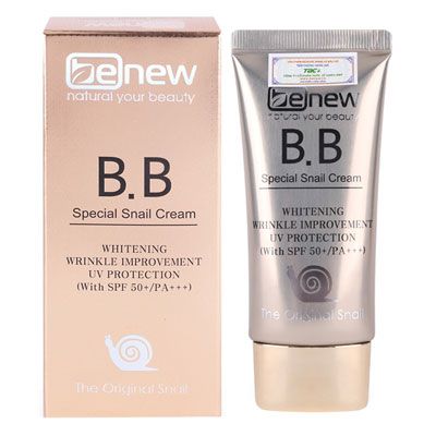 Top 10 Kem nền Phấn nền - Benew Special Snail Cream