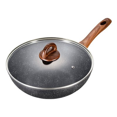 Chảo nhôm sâu lòng chống dính Lock&Lock Baum Marble (28cm)