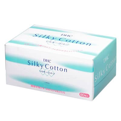 Bông tẩy trang DHC Silky Cotton (80 miếng)