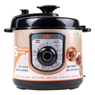 Nồi áp suất điện nắp rời Comet (6.0 Lít) - Hàng chính hãng