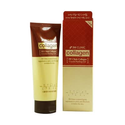 Gel tẩy da chết collagen 3W CLINIC Collagen Crystal Peeling Gel