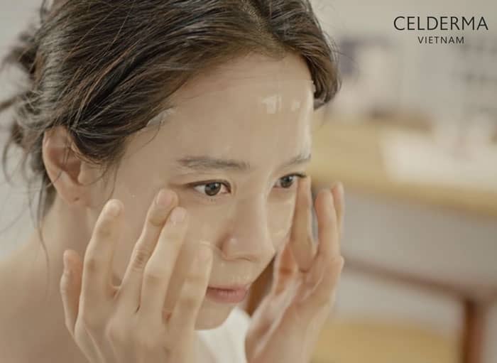 Mặt nạ Celderma giúp làm dịu mọi kích ứng từ môi trường