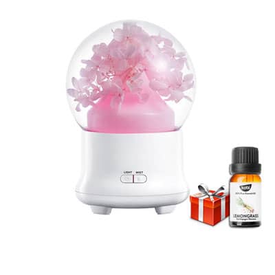 Máy phun sương mini Kobi Tú Cầu khuếch tán tinh dầu siêu âm tạo ẩm