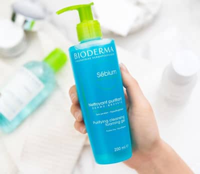 Sữa rửa mặt Bioderma gel tạo bọt cho dầu và da hỗn hợp Sebium Gel Moussant