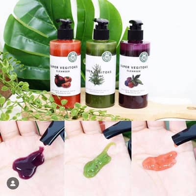 Sữa rửa mặt rau củ thải độc Super Vegitoks Cleanser Wonder Bath