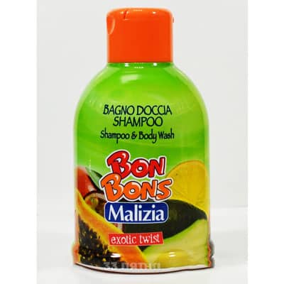 Sữa tắm gội trẻ sơ sinh Malizia Bon Bons Exotic Twist (500ml)