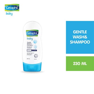 Sữa tắm gội trẻ sơ sinh Cetaphil Baby Gentle Wash & Shampoo (230ml)