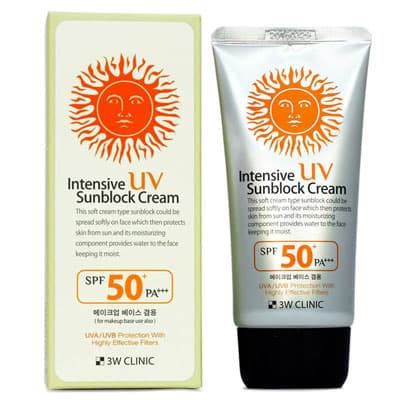 Kem chống nắng hoàn hảo 3W Clinic Intensive UV Sunblock