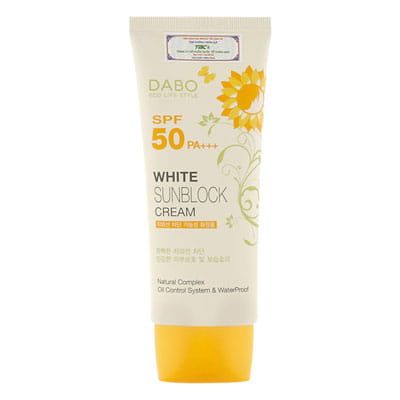 Kem chống nắng dưỡng da Dabo White Sunblock Cream
