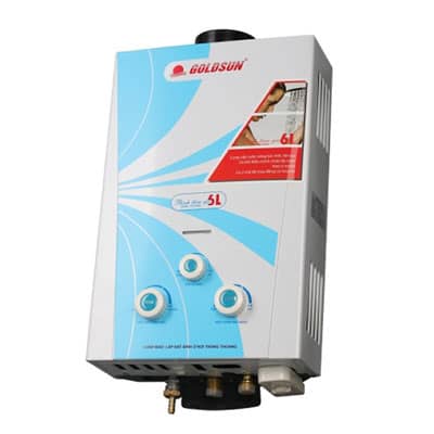 Máy tắm nước nóng lạnh trực tiếp dùng Gas Goldsun SH-GHS6L