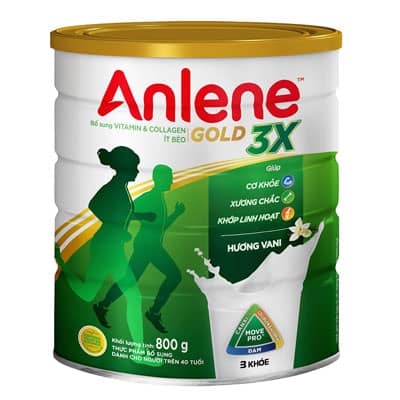 Sữa bột cho người lớn tuổi Anlene Gold Movepro 3X