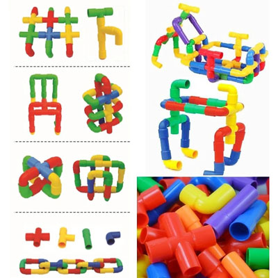 Đồ chơi lắp ráp dạng ống sáng tạo