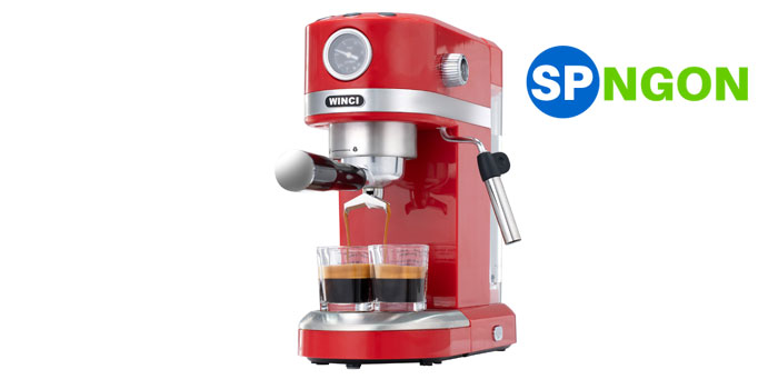 Review máy pha cà phê Espresso Winci EM3102