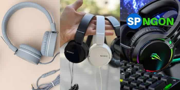 tai nghe chụp tai có mic